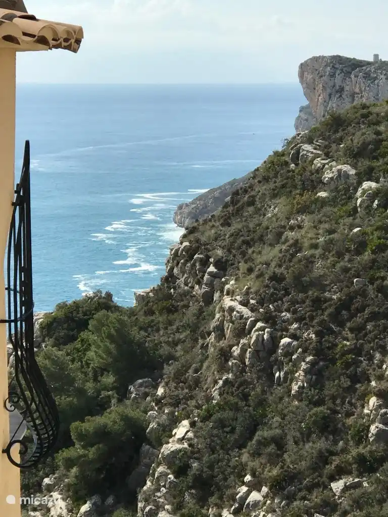 Uitzicht op de lounge