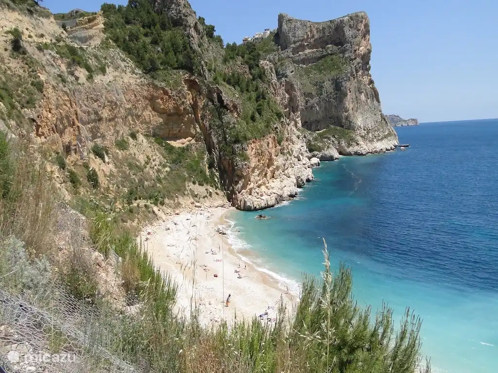 Cala Moraig - ons plaatselijke strand op 5 minuten van Casa Windlenook
