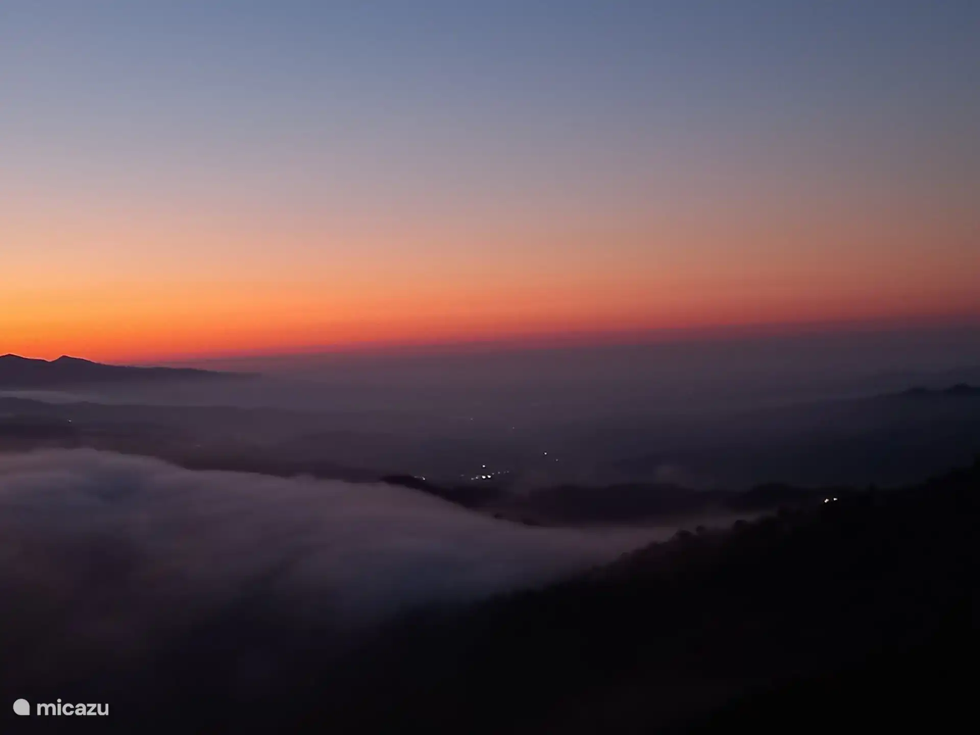 Sonnenaufgang bei Vine Ridge Retreats