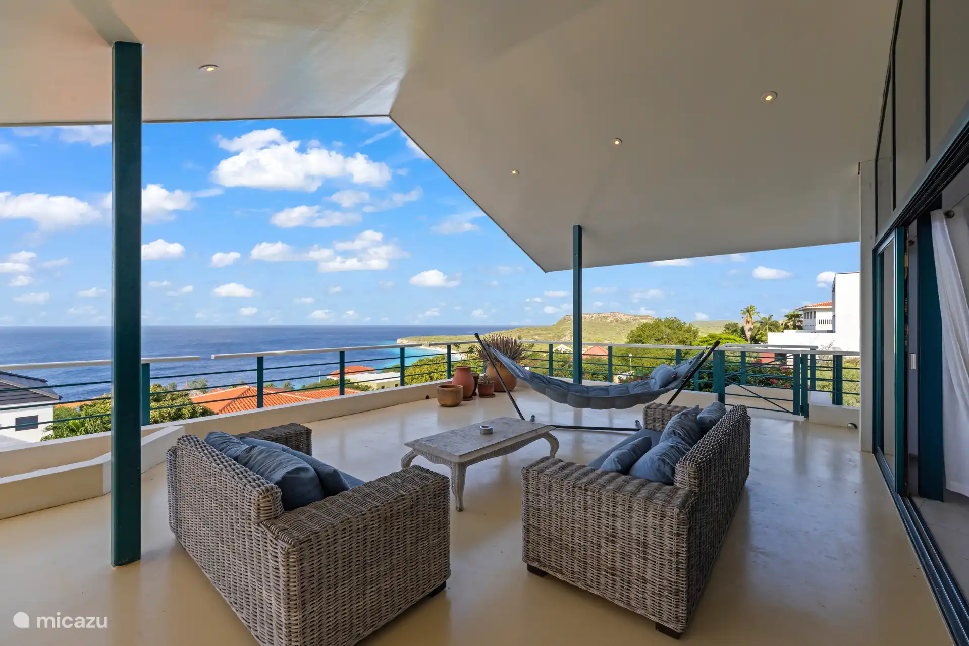 villa, Cas Abao, Banda Abou (ouest), Curaçao - Villa Korsou, Plage de Cas Abou