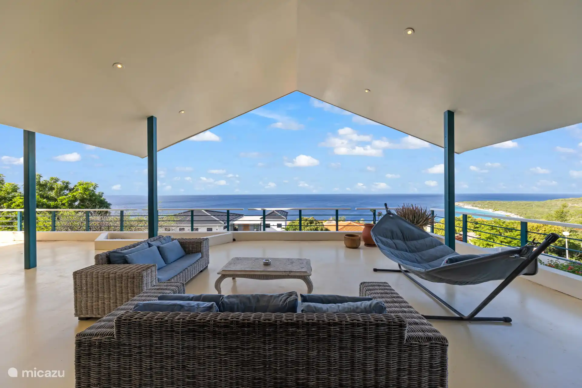 Des vues panoramiques spectaculaires sur la mer des Caraïbes.