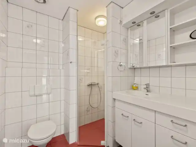 Villa Korsou, Plage de Cas Abou | Curaçao, Banda Abou (ouest), Cas Abao - villa Salle de bain 1 appartenant à la chambre 1.