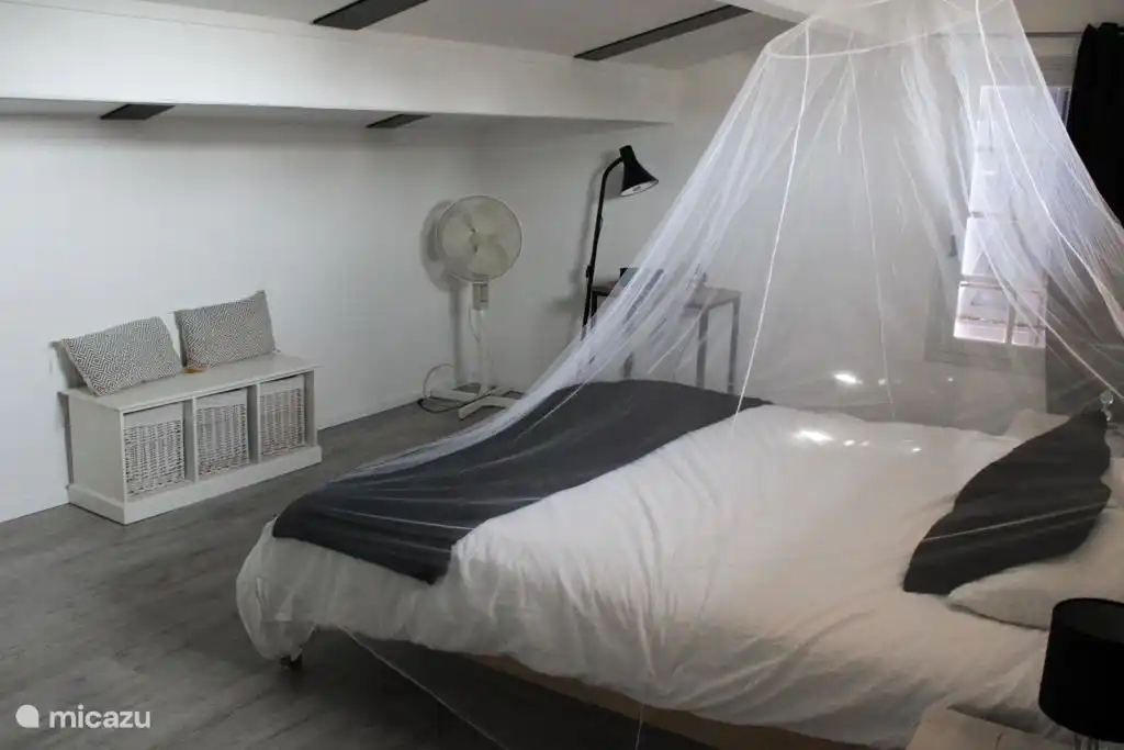 2 person bedroom, top floor. Adjacent, private toilet and small bathroom