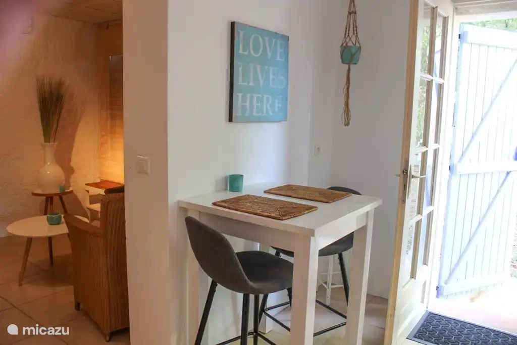 sitting area kitchen studio
