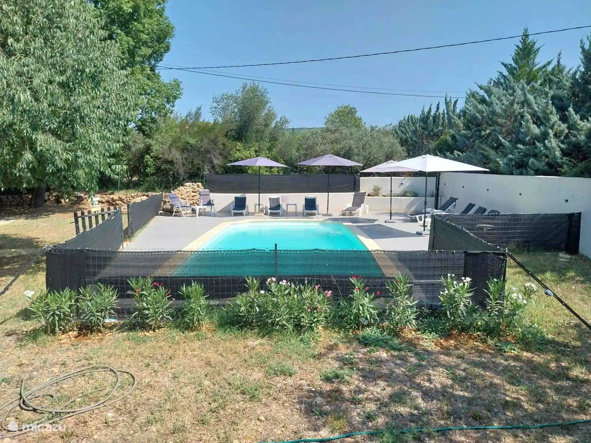 swimming pool. 9x4 meters. 
Max 2 meters deep