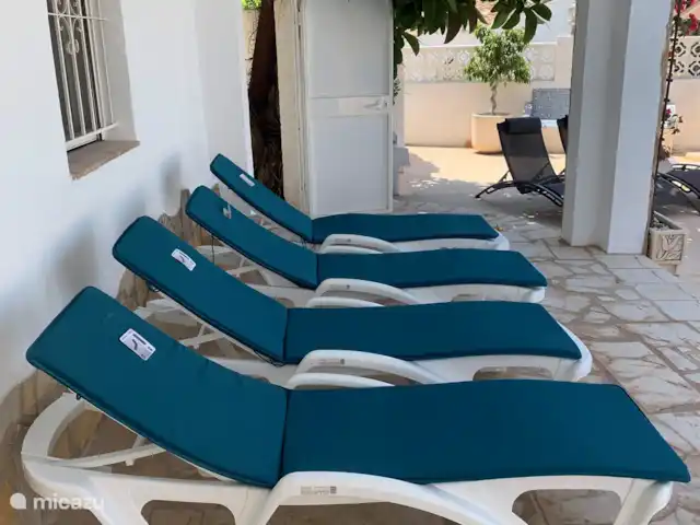 Villa, très bien situé, piscine privée | Espagne, Costa Blanca, Moraira - villa Ombre au bord de la piscine sous les arches,