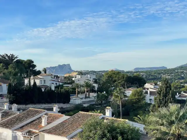 Villa, très bien situé, piscine privée | Espagne, Costa Blanca, Moraira - villa Peñon de Ifach et la vallée de Moraira dans le confort de la naya du deuxième étage.