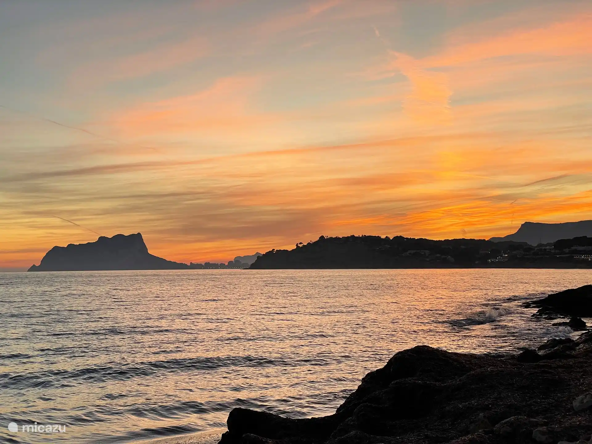 Coucher de soleil sur Ifach.
