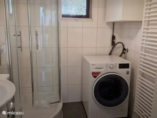 Chalet 331 de Tien Heugten | Pays-Bas, Drenthe, Schoonloo - chalet Salle de bain avec lave-linge