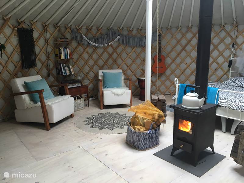 Ferienwohnung Niederlande, Nordbrabant, Rosmalen Glamping / Safarizelt / Yurt Romantische Jurte mit Whirlpool und Sauna