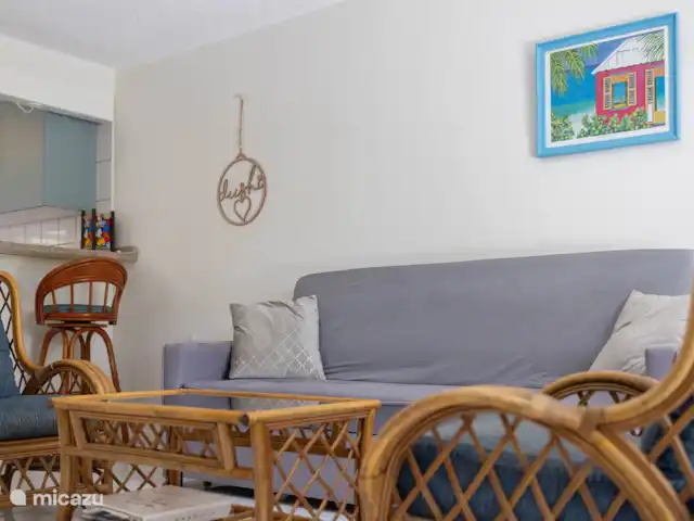 Location de Vacances Curaçao, Banda Ariba (est), Seru Coral, appartement - Appartement de vacances avec piscine Salon