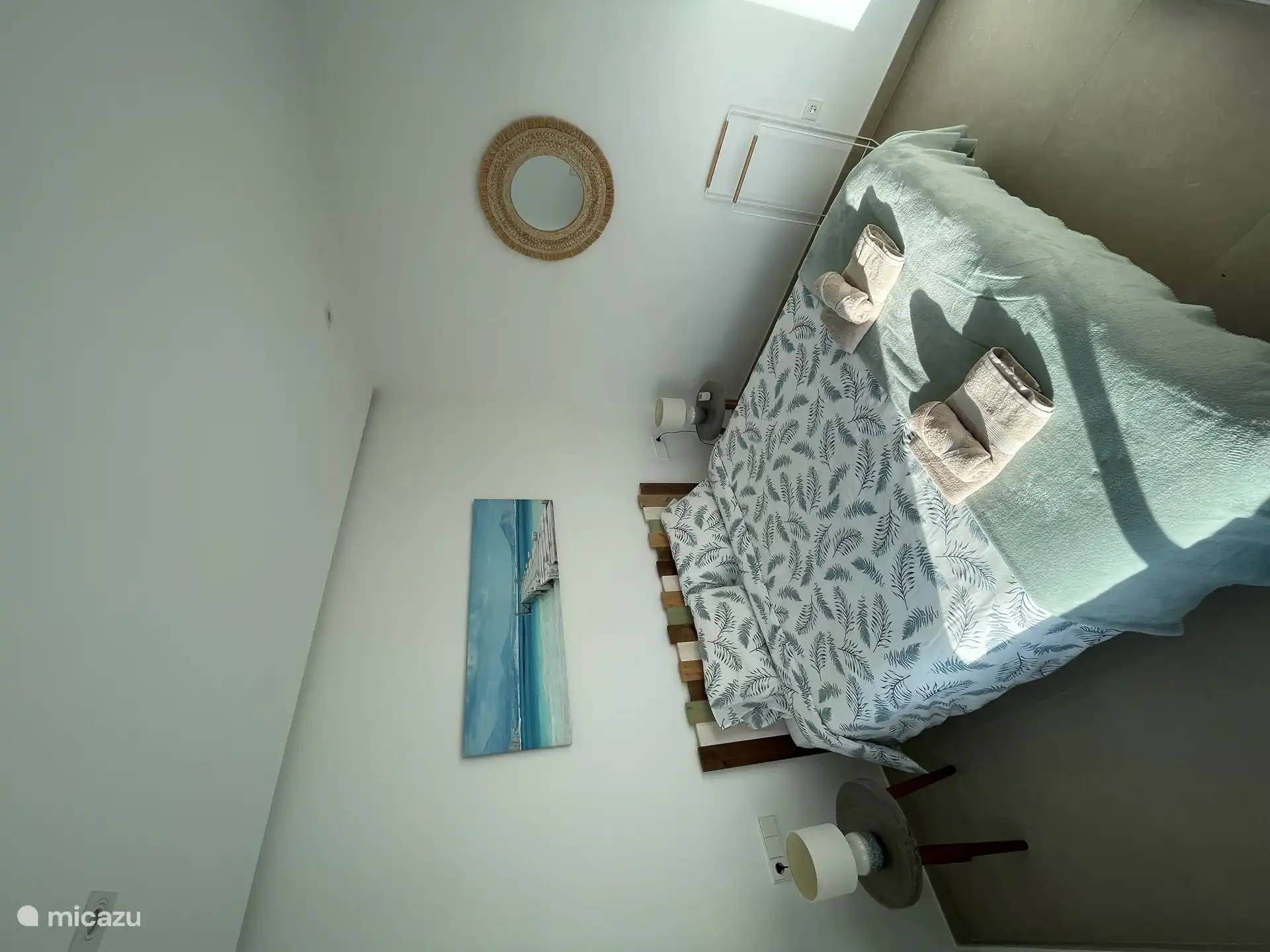 Schlafzimmer 2 Erdgeschoss - 2 Pers 160 x 200 cm - Klimaanlage - Moskitonetz - Einbauschr&#228;nke - Rolll&#228;den