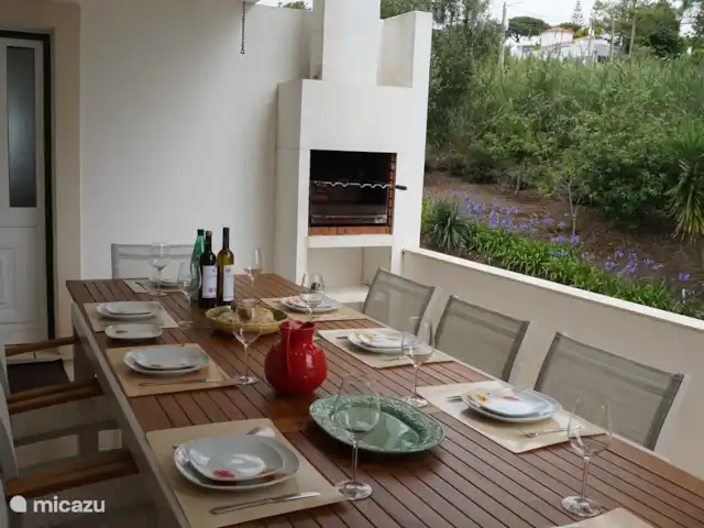 Vila Da Paz, avec vue sur la mer ! | Portugal, Costa de Prata, Nadadouro - villa Terrasse cuisine avec BBQ