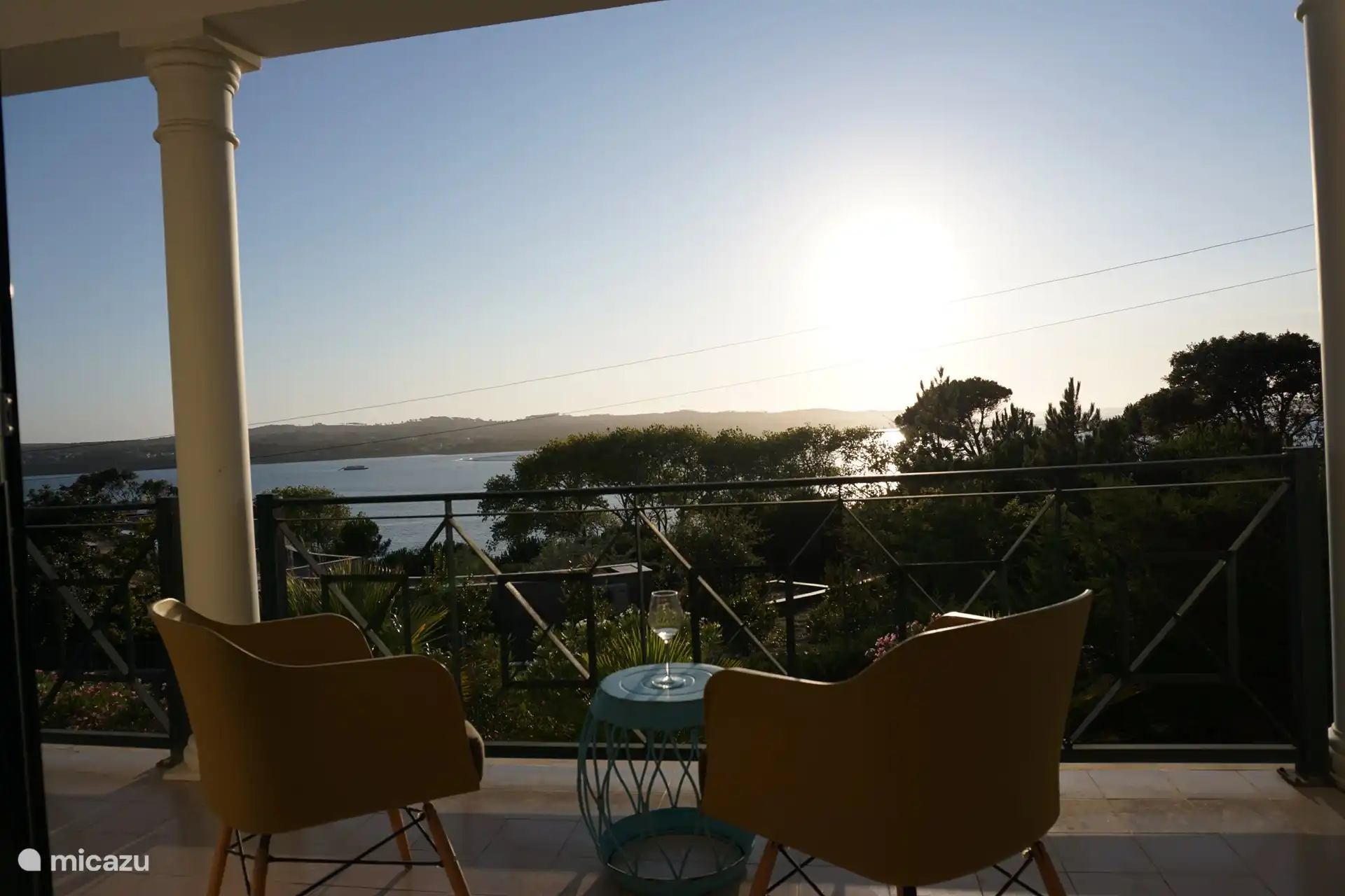 Balkon des Wohnzimmers, Abendsonne