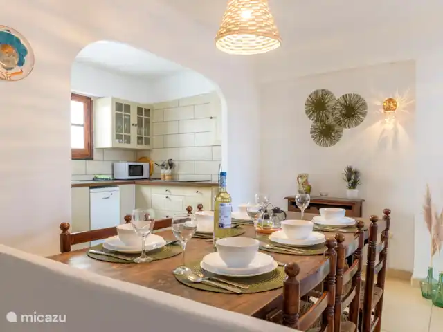 Location de Vacances Espagne, Costa Blanca, Jávea, appartement - appartement cosy à 3 minutes de la plage salle à manger