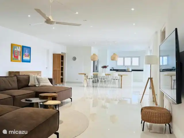 Villa Leoni en Curazao, Banda Arriba (este), Brakkeput Abou - apartamento Verás esto cuando entres al apartamento. ¡Bienvenidos a Villa Leoni!