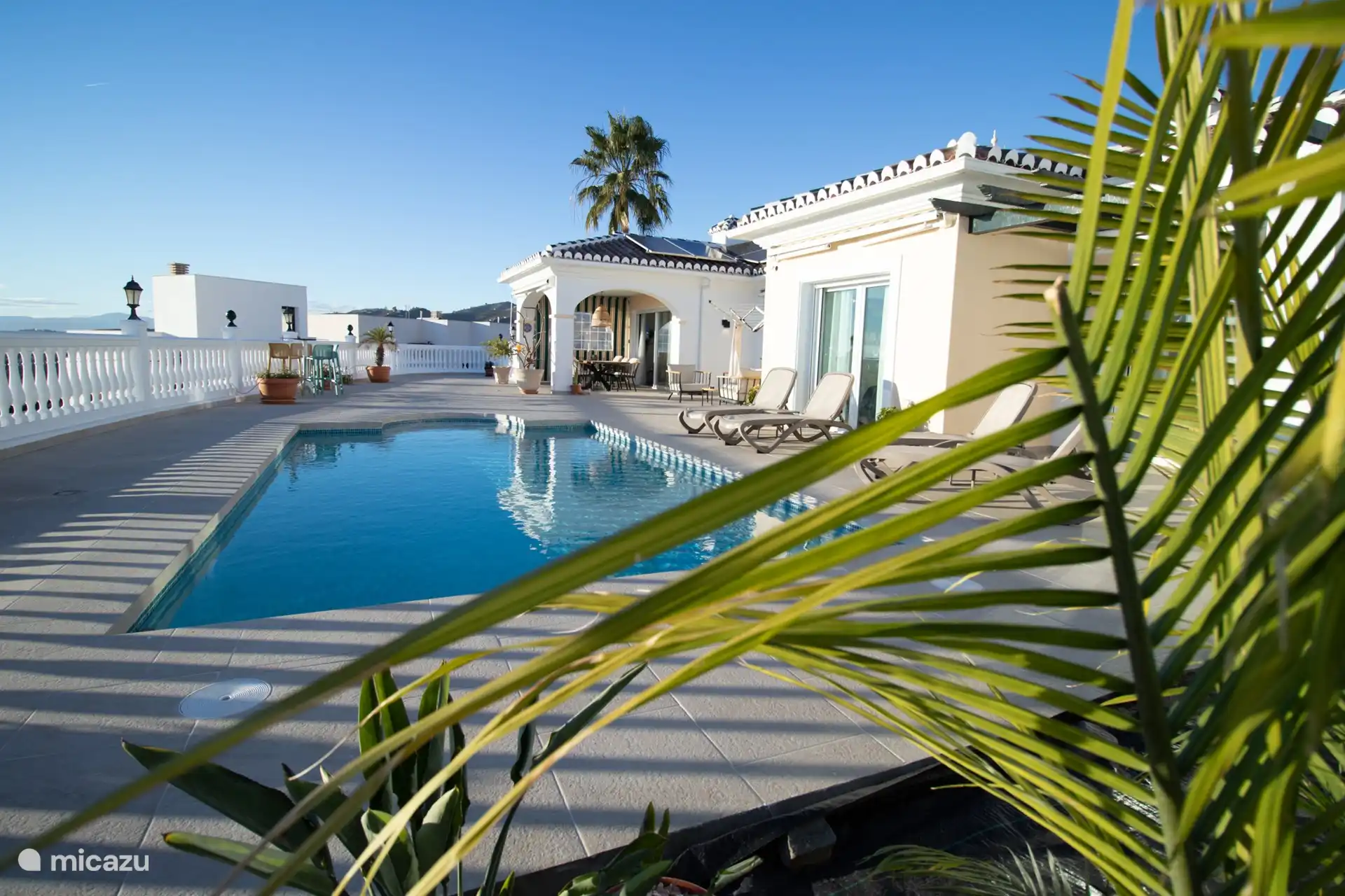 Rückansicht der Villa