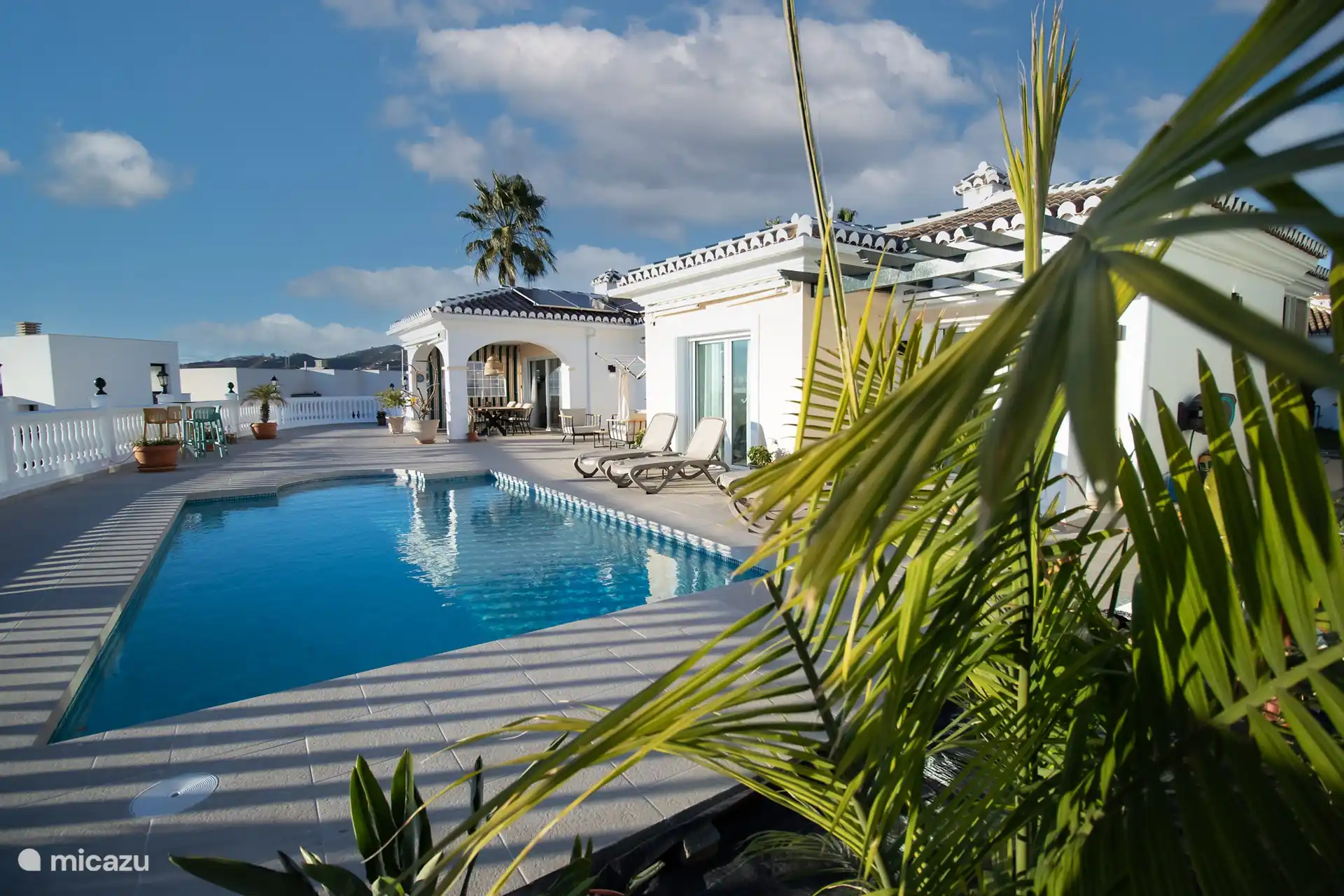 Rückansicht der Villa