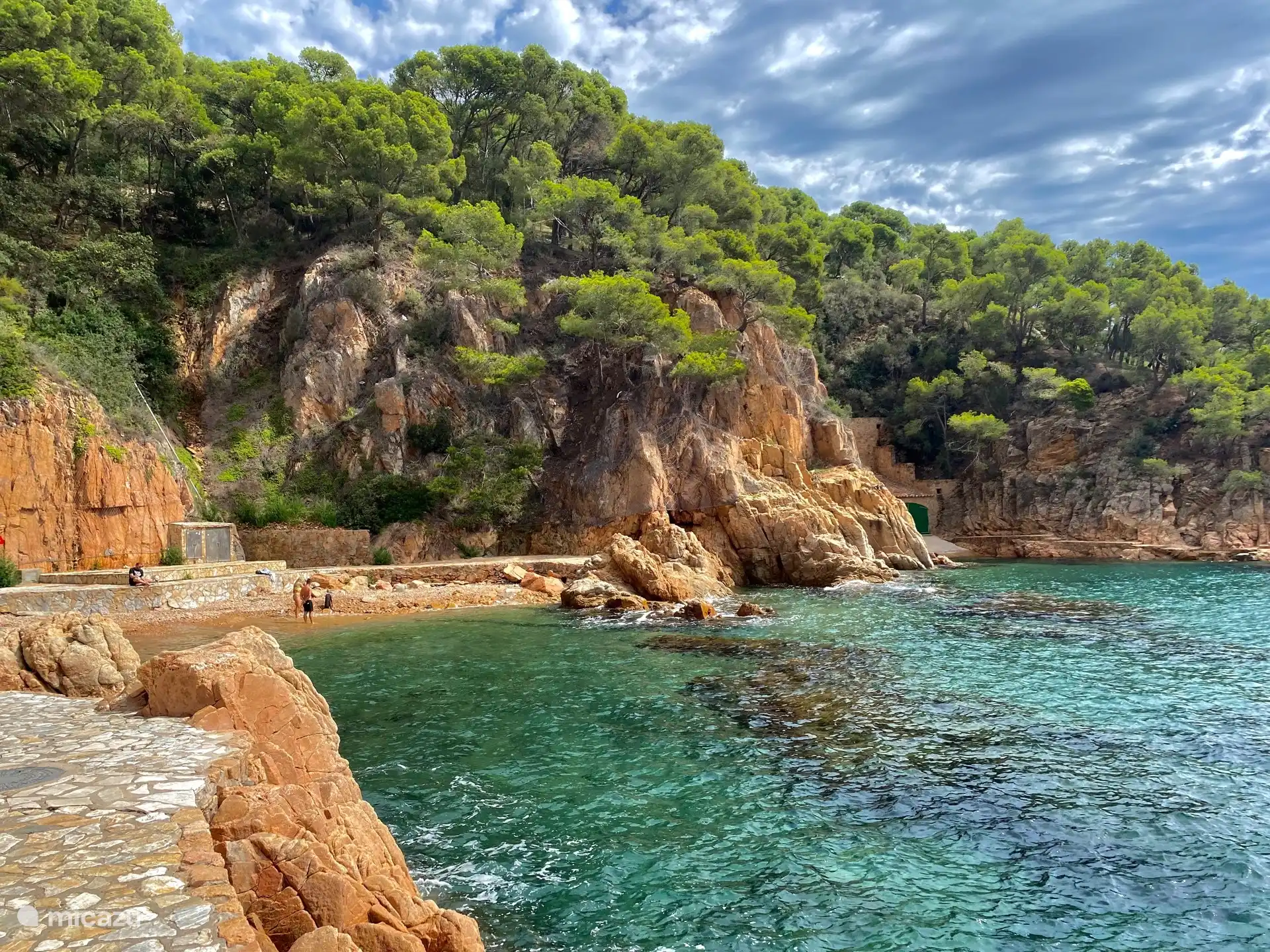 Enjoy swimming in the azure blue water of the Mediterranean