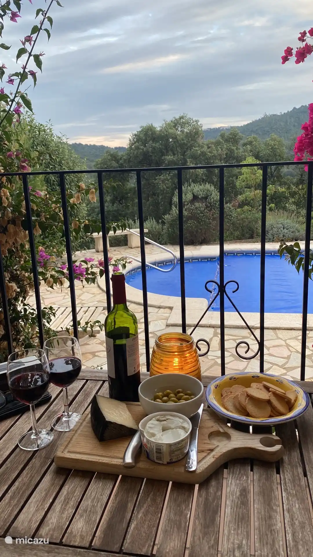 Enjoy a drink on the veranda