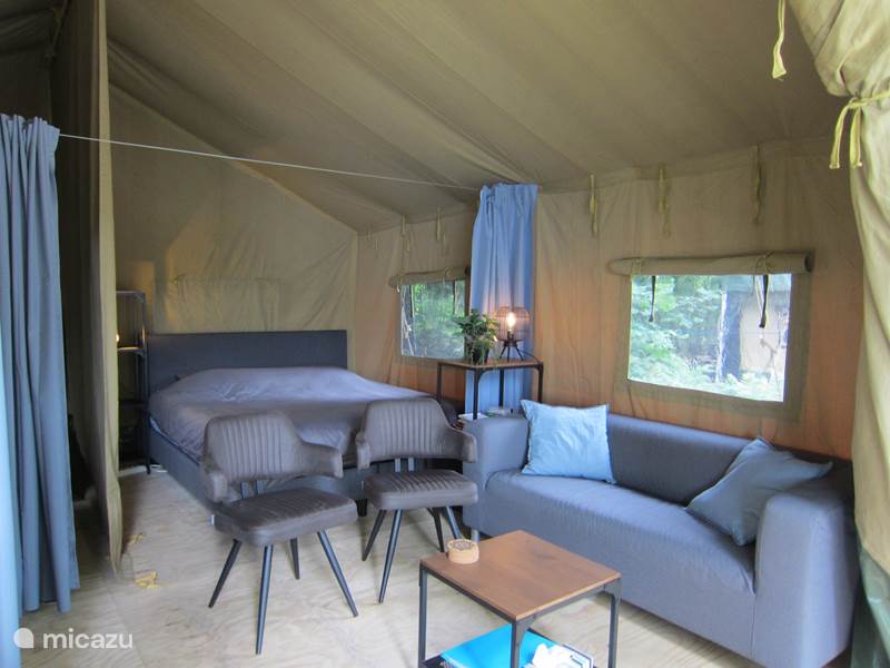 Maison de Vacances Pays-Bas, Hollande du nord, Hensbroek Glamping / Tente Safari / Yourte Tente safari de luxe II, en pleine nature