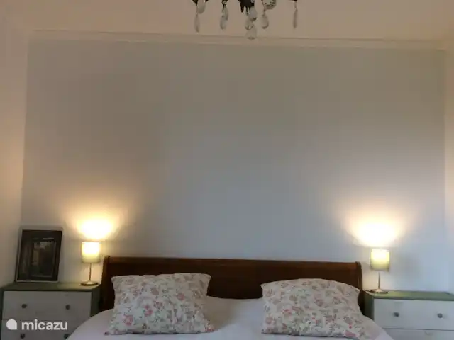 Le tilleul | France, Dordogne, Coux-et-Bigaroque - maison de vacances chambre verte devant la maison