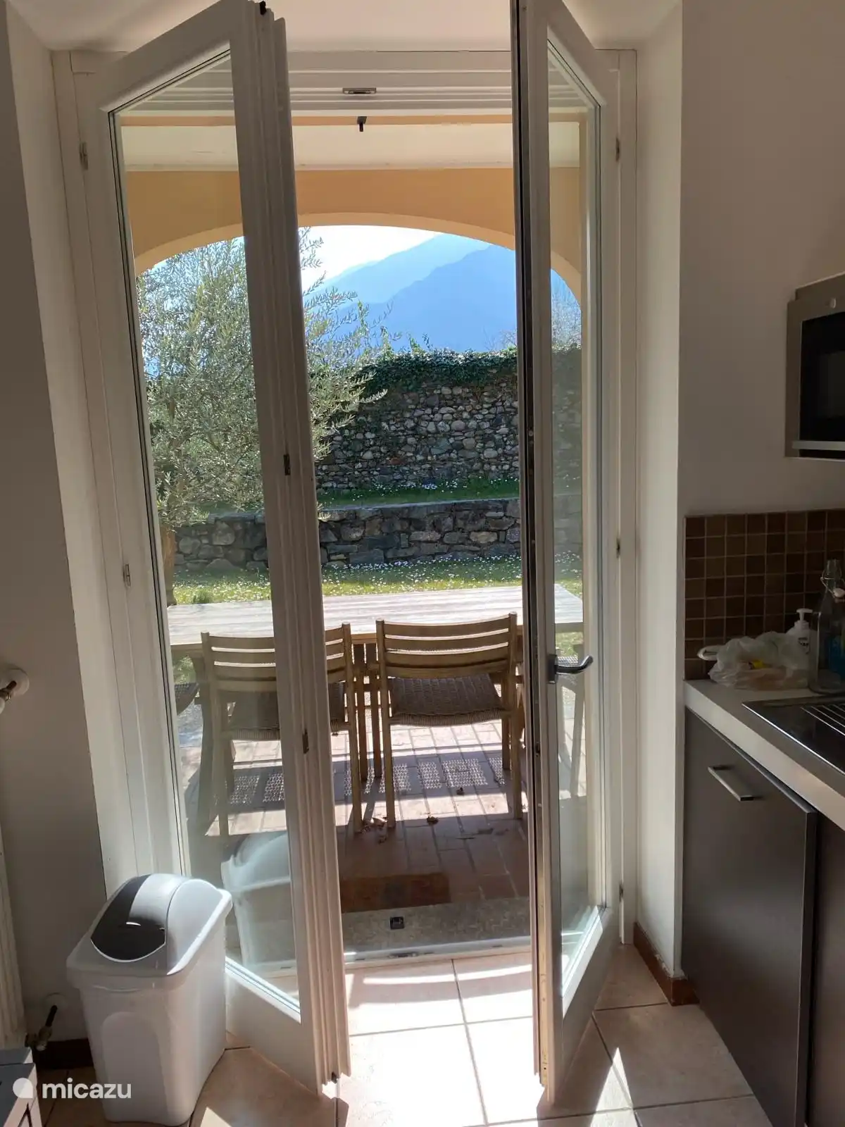 Blick aus der Küche 