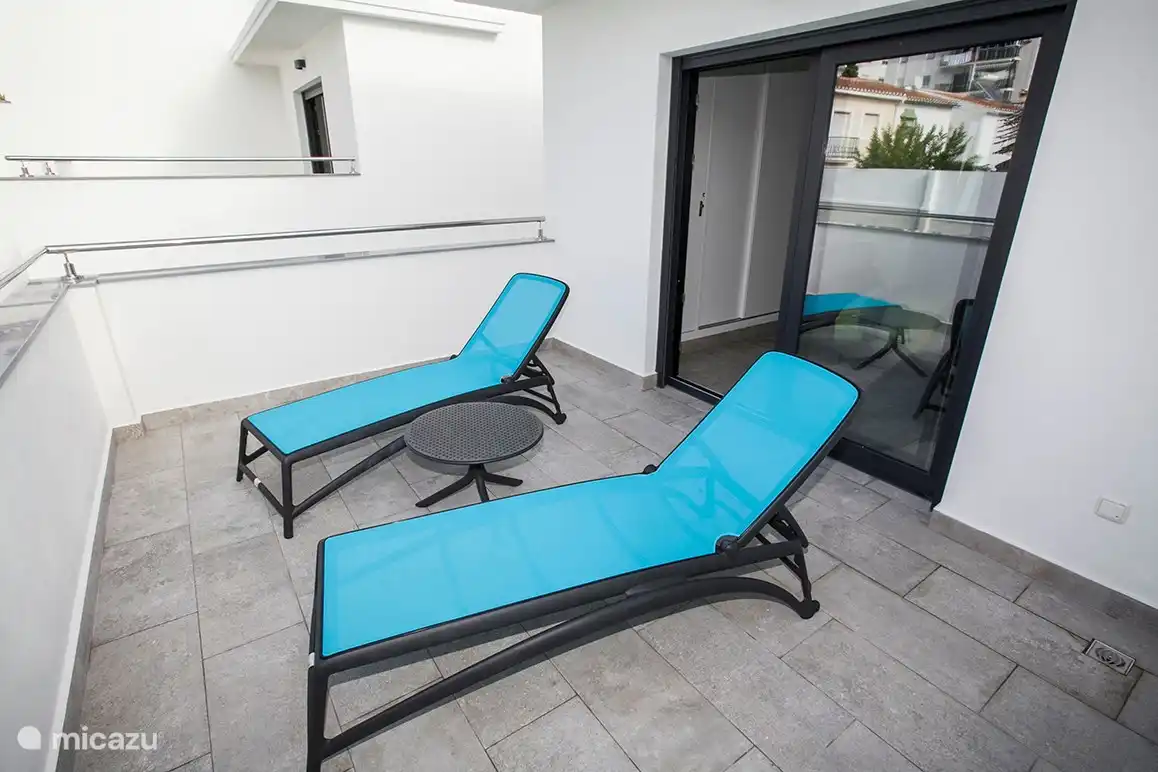 Terrasse in der Nähe des Schlafzimmers