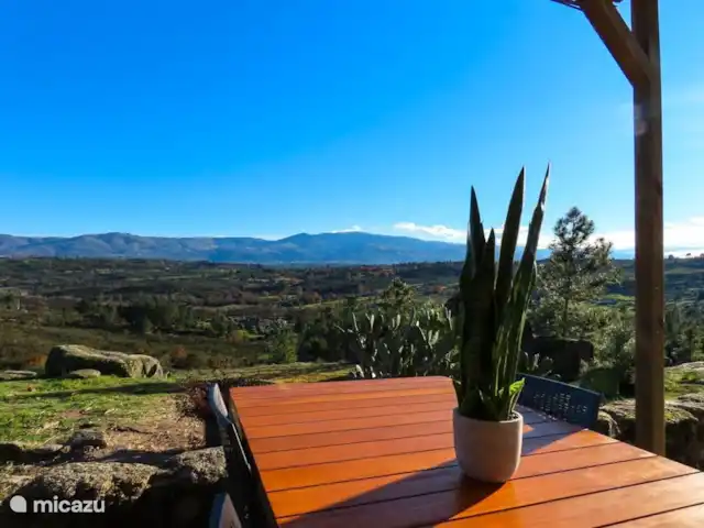 vakantiehuis huren in Portugal, Guarda, Vila Franca da Serra – Quinta da Estrela - Casa Pemba Quinta da Estrela - Casa Pemba - uitzicht vanop het terras