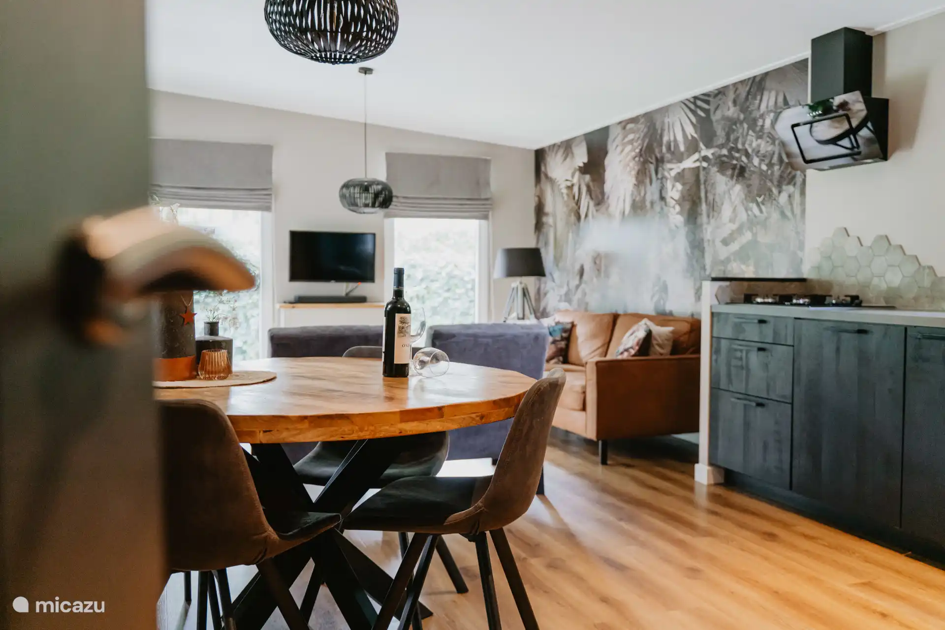 Toute la maison de vacances est équipée d’un chauffage par le sol. Le chauffage peut être réglé séparément dans chaque pièce.