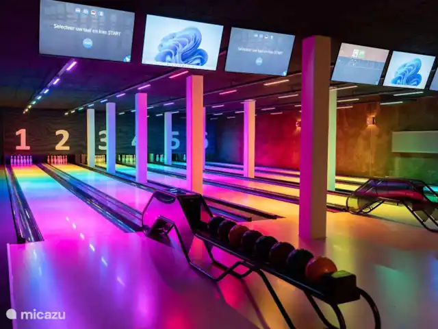 Maisons de vacances Chip & Dale | Pays-Bas, Gueldre, Lochem - maison mitoyenne Des pistes de bowling peuvent être louées au parc