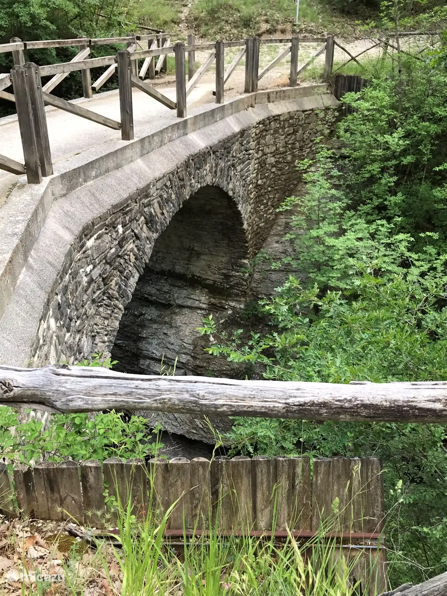 Il Ponte Marchetto, the medieval bridge that is also located on our property and easily accessible via the walking route.