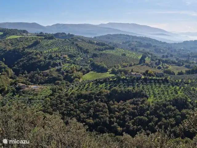 casa vacacional en Italia, Umbría, Asís  – Casa vacanza Ponte Marchetto Vistas panorámicas en las inmediaciones.
