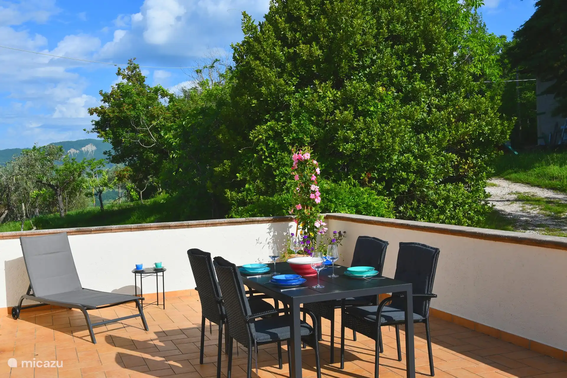 Lots of freedom and privacy on your own terrace 