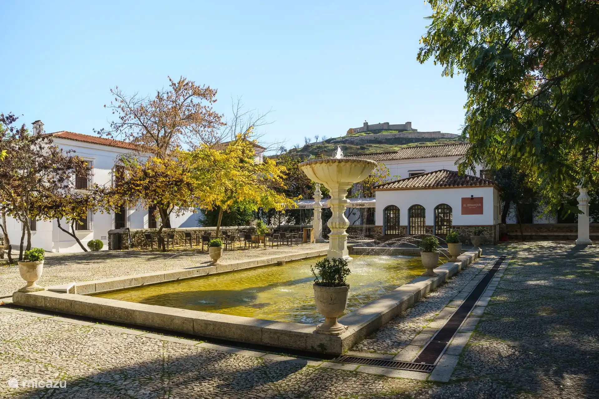 Vue du château d'Aracena