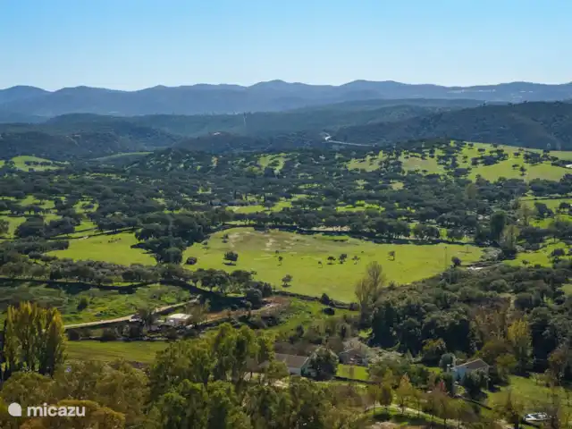 Location de Vacances Espagne, Andalousie, Aracena, gîte / cottage - Maison La Buganvilla 1 Aracena Vue depuis le château