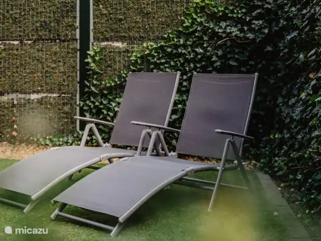 Luxueux et confortable Boshuisje 34 @Veluwe | Pays-Bas, Gueldre, Wells - chalet Des transats pour une sensation de vacances ultime