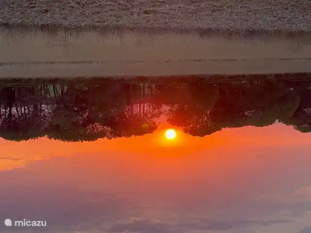 Souvent un très beau coucher de soleil chez nous