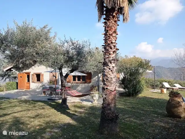 Casa la Baita | Italie, Ligurie, Camporosso Mare - maison de vacances Jardin avec hamac