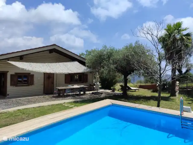 Casa la Baita | Italie, Ligurie, Camporosso Mare - maison de vacances Jardin avec piscine