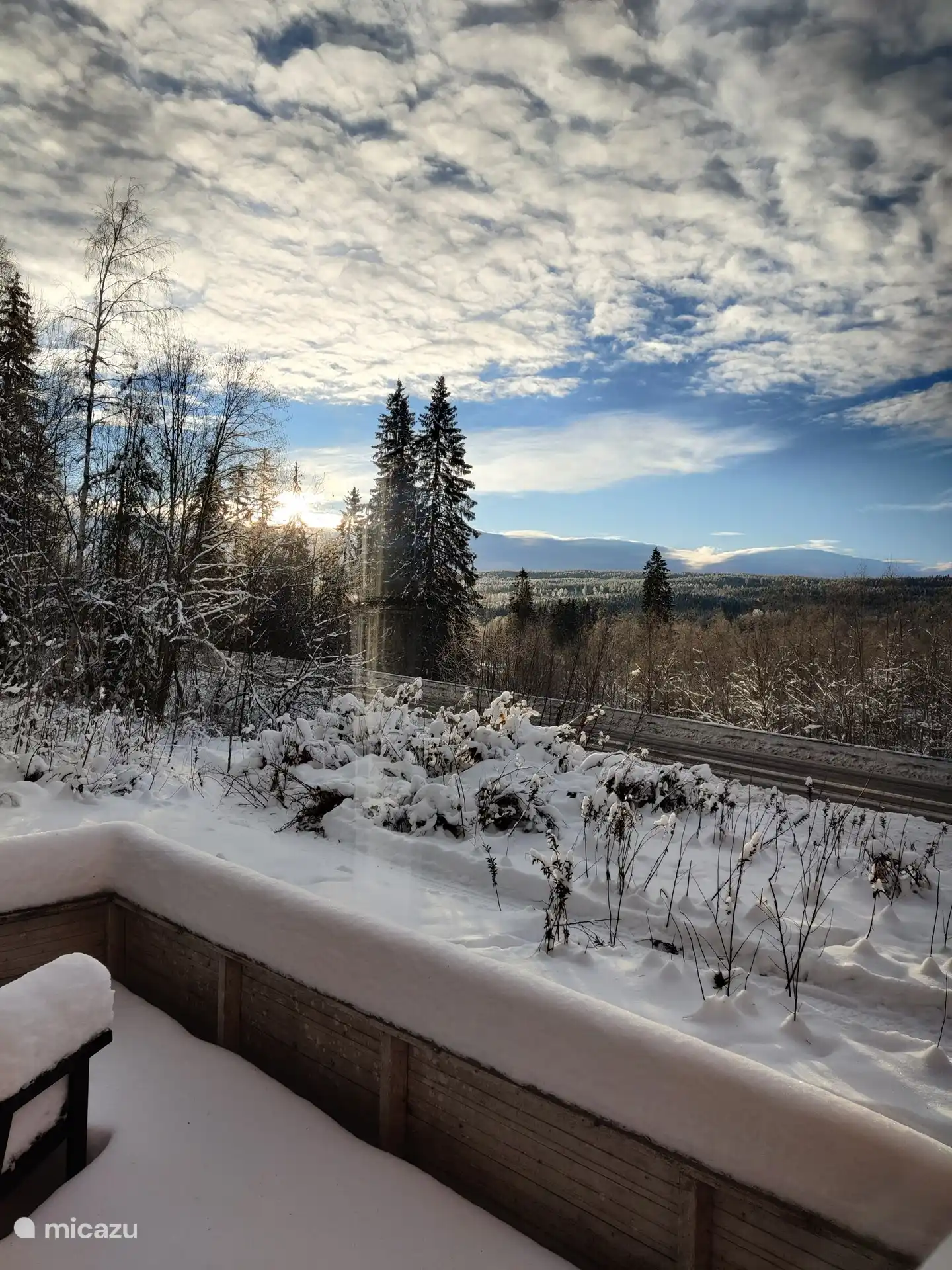Vue depuis la terrasse extérieure