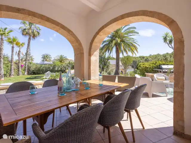 Villa de luxe 9 personnes Casa Leana Jávea | Espagne, Costa Blanca, Jávea - villa Table à manger terrasse couverte