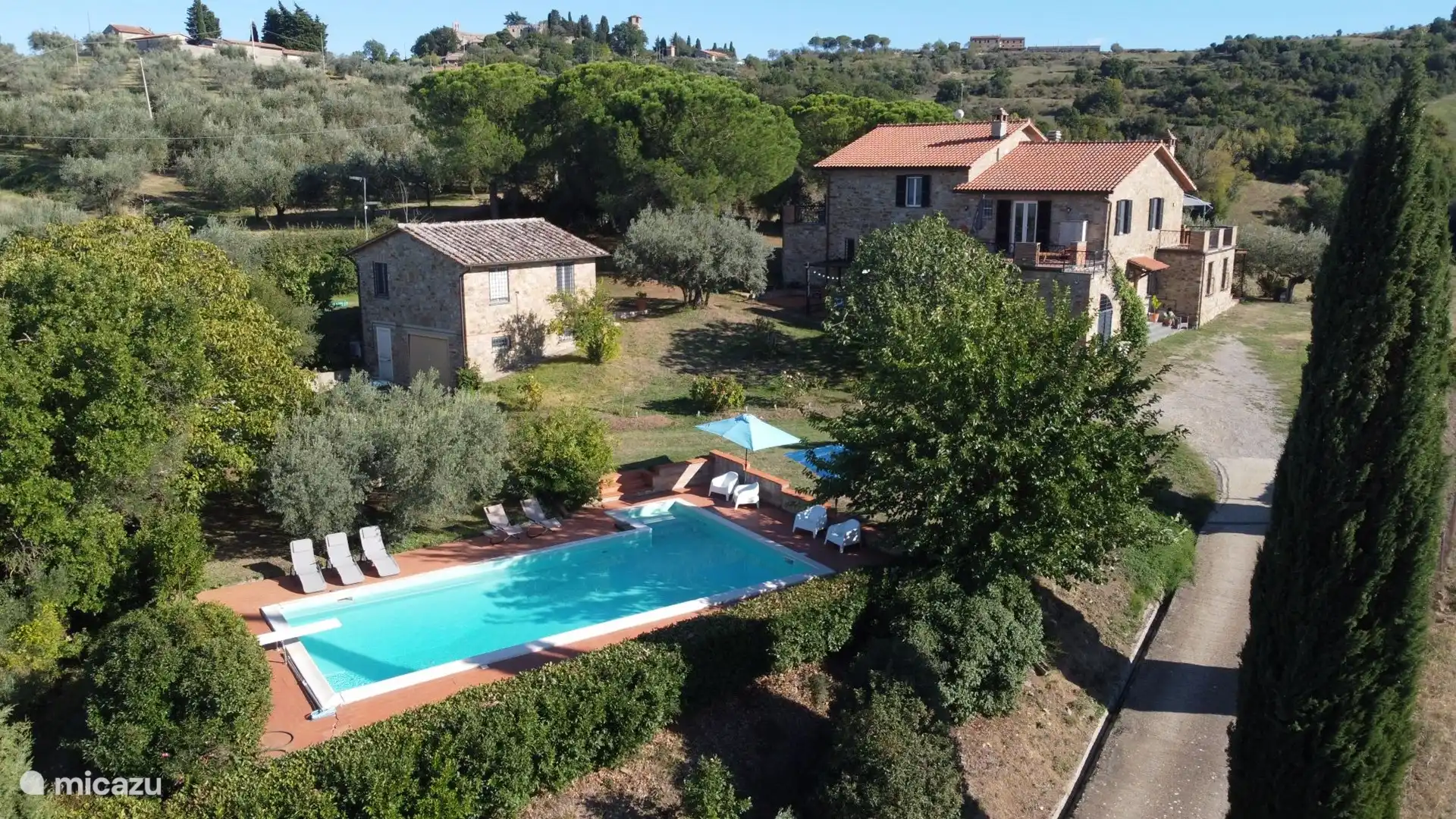 La Rosa in Italien, Umbrien, Piegaro - appartement