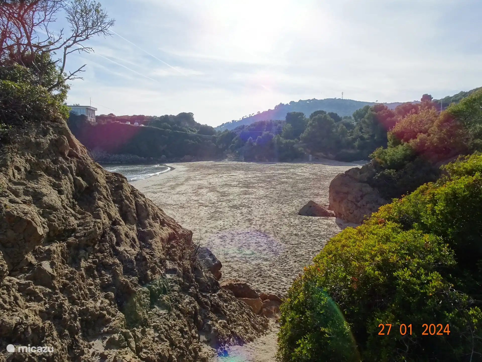 Eine nahegelegene Bucht