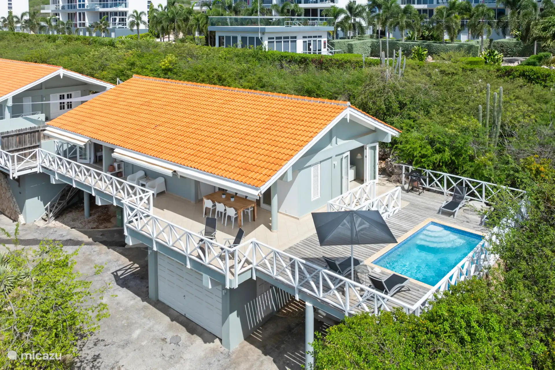 The bungalows in the park are privately owned, so each holiday home has its own style and atmosphere.