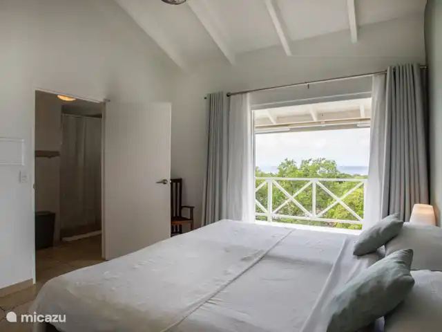 Villa Piscadera Bay Resort | Curaçao, Curaçao-Centre, Piscadera - villa Chambre 1 avec a/c, portes patio et salle de bain privée