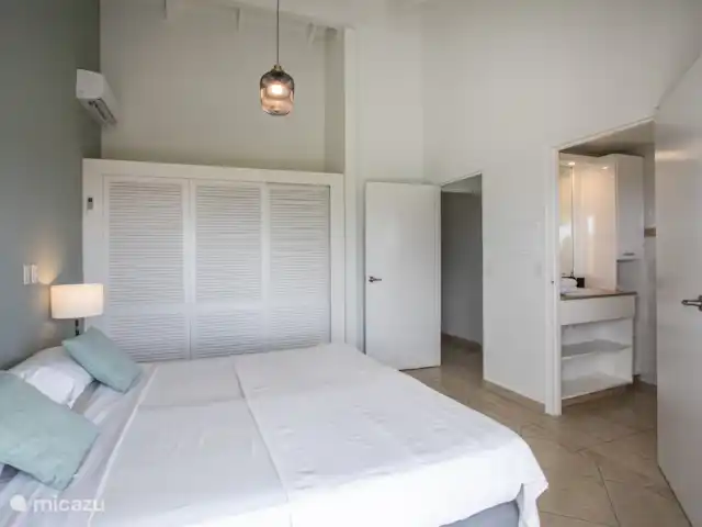 Villa Piscadera Bay Resort | Curaçao, Curaçao-Centre, Piscadera - villa Chambre 1 avec a/c, portes patio et salle de bain privée
