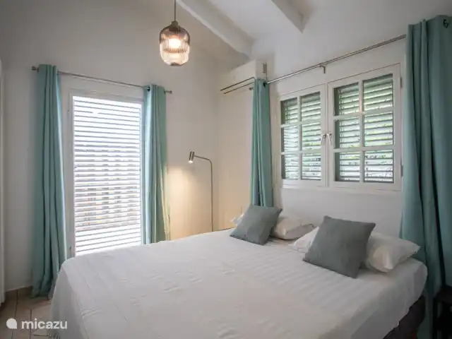 Villa Piscadera Bay Resort | Curaçao, Curaçao-Centre, Piscadera - villa Chambre 2 avec climatisation et salle de bain partagée