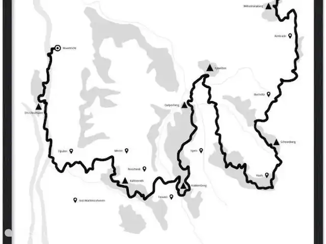 Holandés en Países Bajos, Limburgo, Simpelveld - bungaló Sendero de montaña holandés