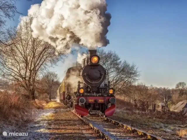 Holandés en Países Bajos, Limburgo, Simpelveld - bungaló tren de vapor Simpelveld